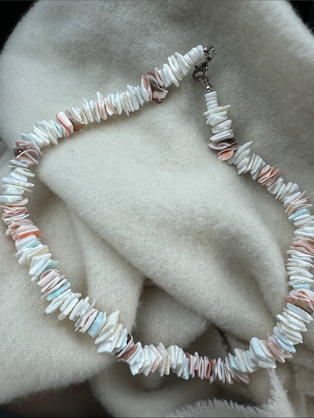Pastel Shell Chip Necklace
